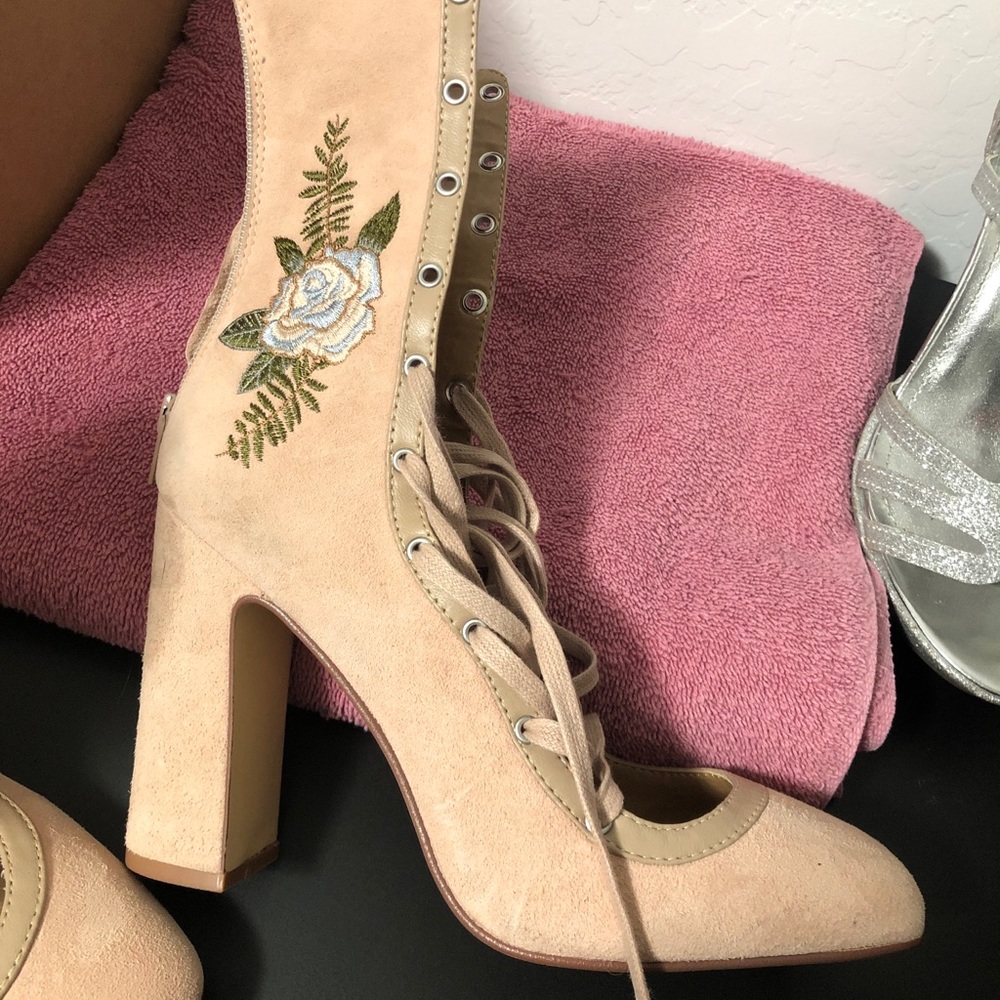 Chinese Laundry lace up heels